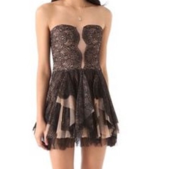 BCBGMaxAzria Dresses & Skirts - NWOT  BCBGMaxAzria corset mini strapless dress